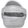 Crocs Kids’ Classic Glitter Clog(Silver Glitter)