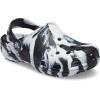 Crocs Kids’ Classic Marbled Tie-Dye Clog(Black/White)