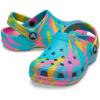 Crocs Kids’ Classic Marbled Tie-Dye Clog(Digital Aqua/Multi)