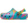 Crocs Kids’ Classic Marbled Tie-Dye Clog(Digital Aqua/Multi)