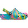 Crocs Kids’ Classic Marbled Tie-Dye Clog(Digital Aqua/Multi)