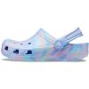 Crocs Kids’ Classic Marbled Tie-Dye Clog(Moon Jelly/Multi)