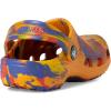 Crocs Kids’ Classic Marbled Tie-Dye Clog(Orange Zing/Multi)