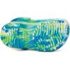 Crocs Kids’ Classic Marbled Tie-Dye Clog(Prep Blue/Multi Glow in the Dark)