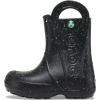 Crocs Kids’ Handle It Rain Boots(Black Glow in the Dark)