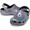Crocs Unisex Adult Classic Glitter Clog(Black/Multi)