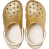 Crocs Unisex Adult Classic Glitter Clog(Light Gold)