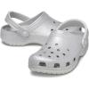 Crocs Unisex Adult Classic Glitter Clog(Silver Glitter)
