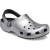 Crocs Unisex Adult Classic Glitter Clog(Silver Metallic)