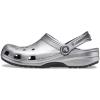 Crocs Unisex Adult Classic Glitter Clog(Silver Metallic)
