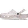 Crocs Unisex Adult Classic Glitter Clog(White/Multi)