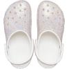 Crocs Unisex Adult Classic Glitter Clog(White/Multi)