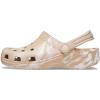 Crocs Unisex-Adult Men’s and Women’s Classic Marbled Tie Dye Clog(Chai/Pink Rose)