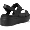 Crocs Women’s Brooklyn 4U Low Wedges, Platform Wedge Sandals for Women(Black)