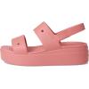 Crocs Women’s Brooklyn 4U Low Wedges, Platform Wedge Sandals for Women(Hot Blush)