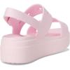 Crocs Women’s Brooklyn 4U Low Wedges, Platform Wedge Sandals for Women(Pink Milk)
