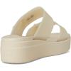 Crocs Women’s Brooklyn Buckle Low Wedges(Sandstone)