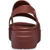 Crocs Women’s Brooklyn Low Wedge Sandals(Dark Clay)