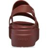 Crocs Women’s Brooklyn Low Wedge Sandals(Dark Clay)