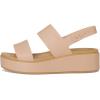 Crocs Women’s Brooklyn Low Wedge Sandals(Pink Caramel/Tan)