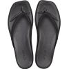 Crocs womens Miami Flip Flops(Black)