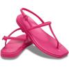 Crocs womens Miami Thong Sandal(Dragon Fruit)