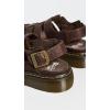 Dr. Martens Unisex-Adult Wrenlie Fisherman Sandal(Dark Brown)