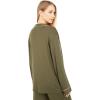 Eberjey Gisele Classic Women’s Pajama Set | Long Sleeve Shirt + Long Pants(Avocado/Antique Rose)