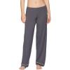 Eberjey Gisele Classic Women’s Pajama Set | Long Sleeve Shirt + Long Pants(Graphite/Sorbet Pink)