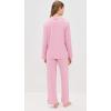 Eberjey Gisele Classic Women’s Pajama Set | Long Sleeve Shirt + Long Pants(Rose Quartz/Petal Pink)