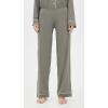 Eberjey Gisele Classic Women’s Pajama Set | Long Sleeve Shirt + Long Pants(Smokey Olive/Ivory)