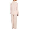 Eberjey Gisele Classic Women’s Pajama Set | Long Sleeve Shirt + Long Pants(Sorbet Pink/Black)