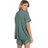 Eberjey Gisele Relaxed Women’s Short PJ Set(Agave/Ivory)