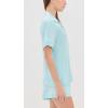 Eberjey Gisele Relaxed Women’s Short PJ Set(Canal Blue/Ivory)