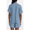 Eberjey Gisele Relaxed Women’s Short PJ Set(Coastal Blue/Ice Blue)