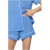 Eberjey Gisele Relaxed Women’s Short PJ Set(Cornflower Blue)
