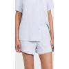 Eberjey Gisele Relaxed Women’s Short PJ Set(Ice Blue/Ivory)