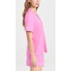 Eberjey Gisele Relaxed Women’s Short PJ Set(Italian Rose/ Ivory)