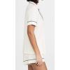 Eberjey Gisele Relaxed Women’s Short PJ Set(Ivory/Navy)