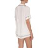Eberjey Gisele Relaxed Women’s Short PJ Set(Ivory/Navy)