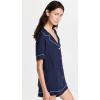 Eberjey Gisele Relaxed Women’s Short PJ Set(Navy/Ivory)