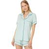 Eberjey Gisele Relaxed Women’s Short PJ Set(Surf Spray/Agave)