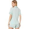 Eberjey Gisele Relaxed Women’s Short PJ Set(Surf Spray/Agave)