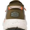 HEYDUDE Men’s Sirocco M Sport Mode(Green/Dusty Olive/Orange)