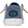 HEYDUDE Wally Kids Jersey | Kids Shoes | Lace Up Loafers | Comfortable & Light-Weight(Light Grey)