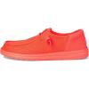 HEYDUDE Women’s Wendy Funk Mono Loafer(Fiery Coral)