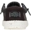 Hey Dude Kids Wally Stretch Sox(Black/White)