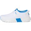 Hey Dude Sirocco | Women’s Shoes | Women’s Lace Up Loafers | Comfortable & Light-Weight(White/Blue)