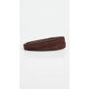 Madewell Women’s Chunky Metal Leather Belt(Chocolate Raisin Suede)