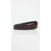 Madewell Women’s Chunky Metal Leather Belt(Dark Carob)